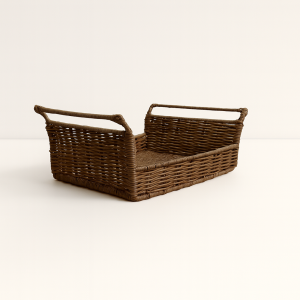 A Bandeja Hotel em vime sintético é resistente, prática e ideal para organização e serviços de quarto. Compre sua Bandeja Hotel na La Oficina.